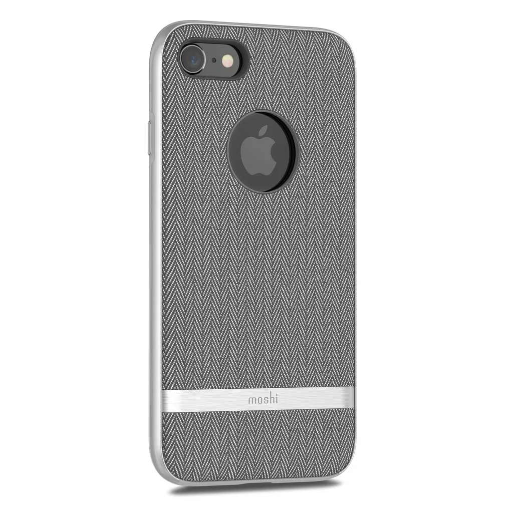 Moshi Vesta cover for  iPhone 8 - Herringbone Gray