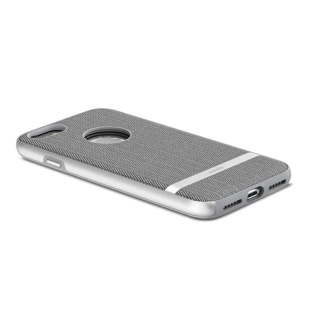 Moshi Vesta cover for  iPhone 8 - Herringbone Gray