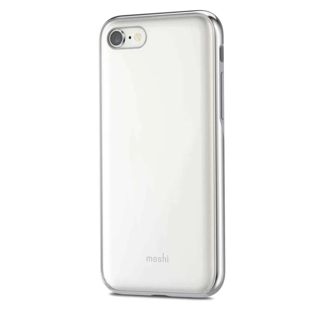 Moshi iGlaze cover foriPhone 7, 8 - Pearl White