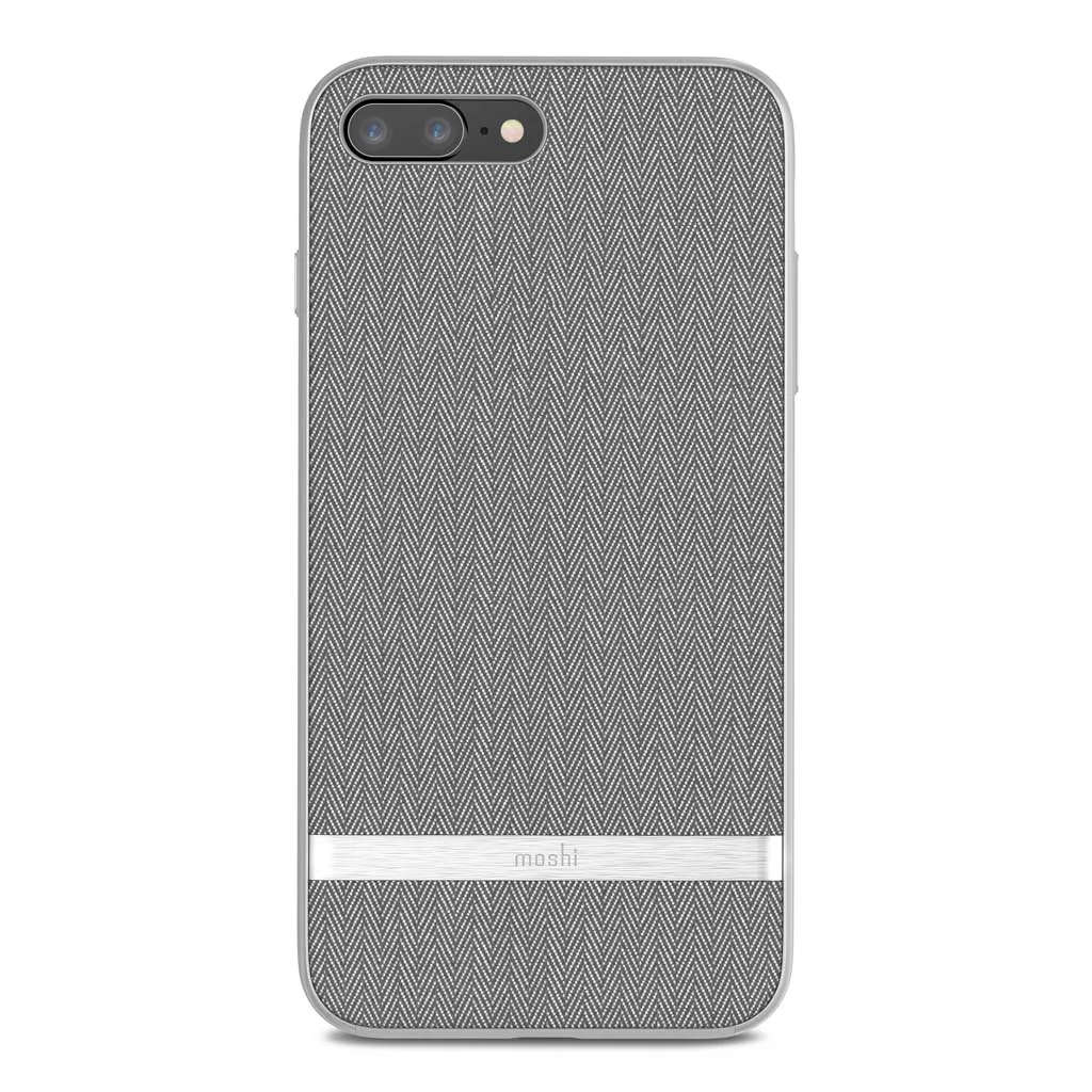 Moshi Vesta cover for  iPhone 8 Plus - Herringbone Gray