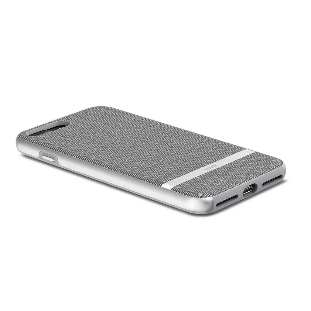 Moshi Vesta cover for  iPhone 8 Plus - Herringbone Gray