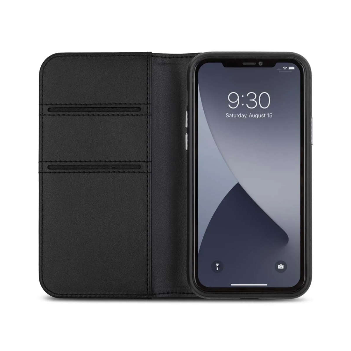 Moshi Overture cover foriPhone 12 mini (SnapTo?) - Jet Black