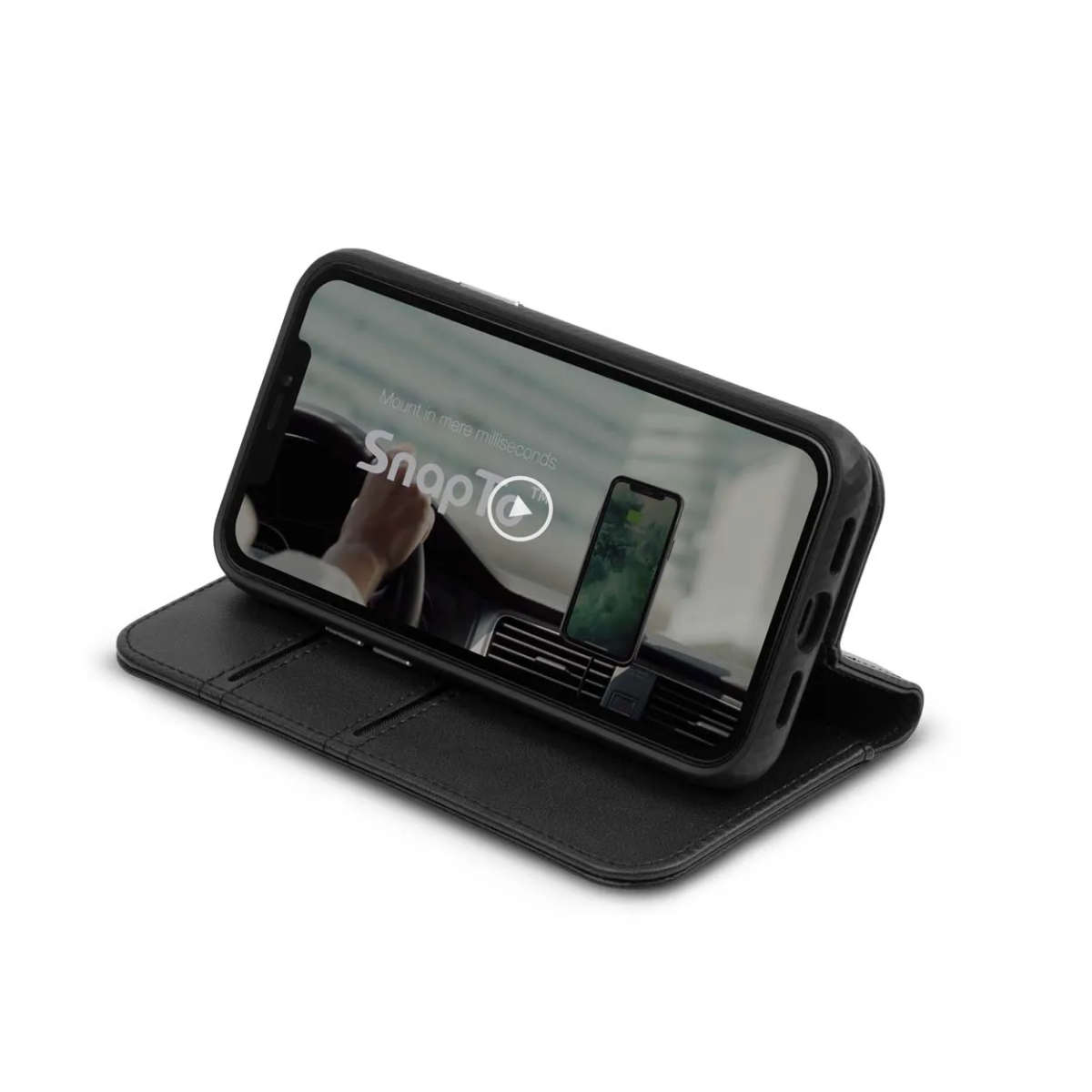 Moshi Overture cover foriPhone 12 mini (SnapTo?) - Jet Black