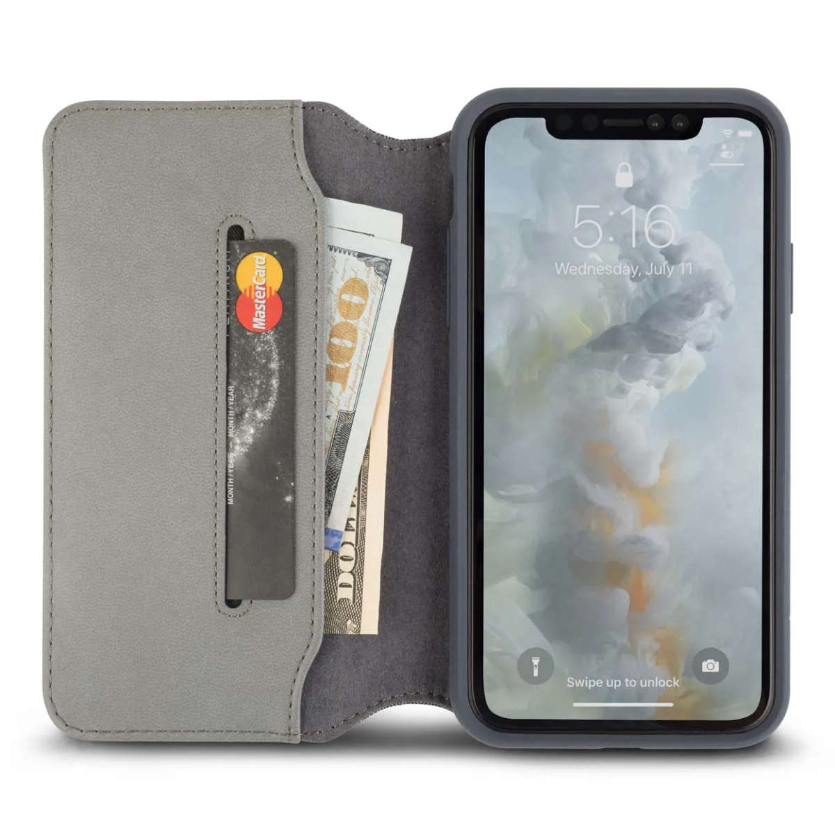 Moshi Overture cover for iPhone XS Max - Herringbone Gray