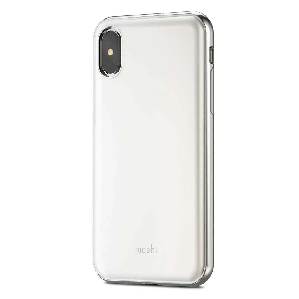 Moshi iGlaze cover for iPhone X - Pearl White