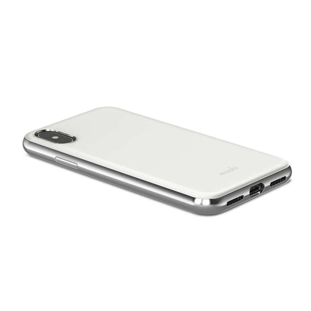 Moshi iGlaze cover for iPhone X - Pearl White