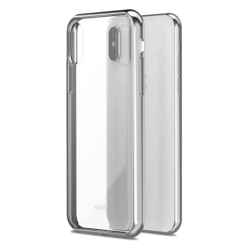 Moshi Vitros cover for iPhone X - Silver
