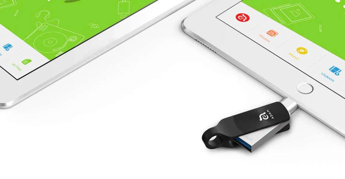 Adam Elements iKlip Duo+ Lightning Flash Drive 256GB - Black