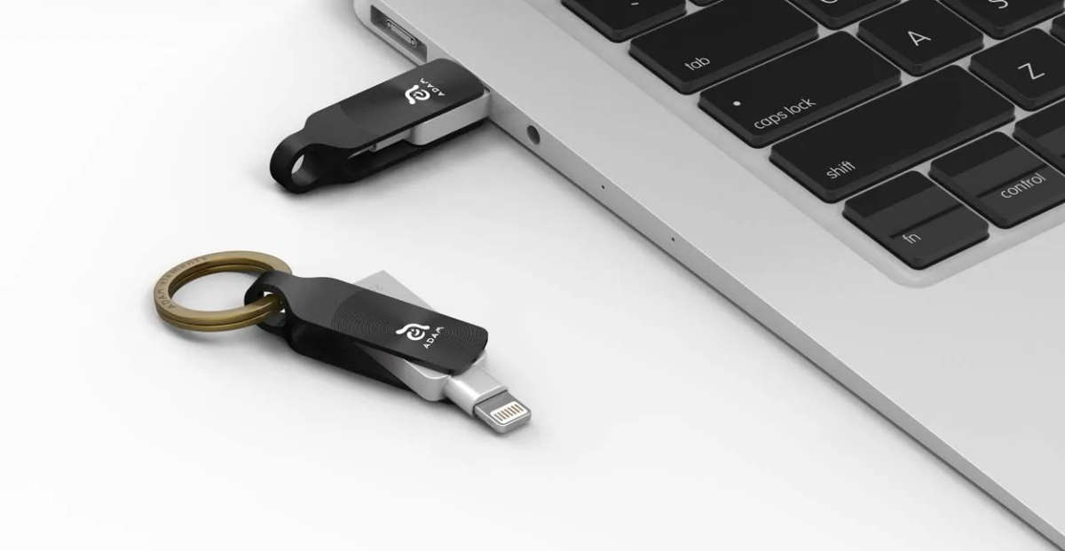 Adam Elements iKlip Duo+ Lightning Flash Drive 256GB - Black