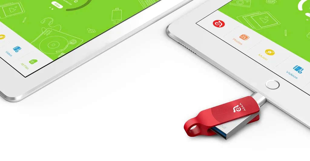 Adam Elements iKlip Duo+ Lightning Flash Drive 32GB - Red
