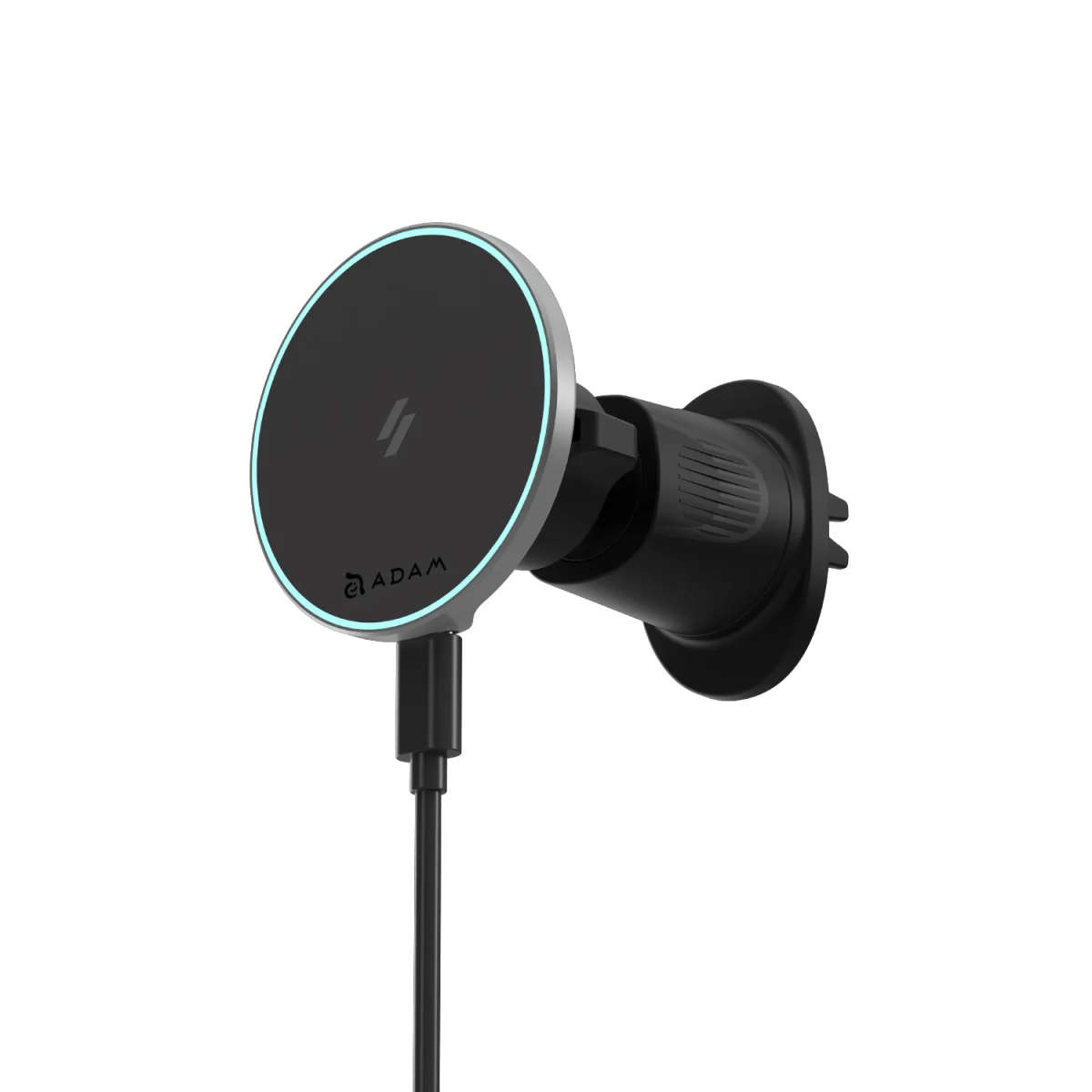 Adam Elements CQ1 - Qi2 Magnetic Charging Car Mount - Black