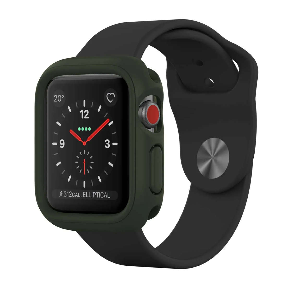 RhinoShield CrashGuard NX for Apple Watch® - Series 1, 2, 3 (38mm) - Camo Green