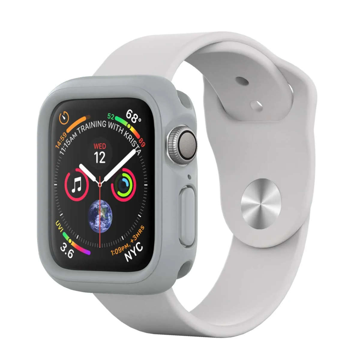 RhinoShield CrashGuard NX for Apple Watch® - Series 4 (40mm) - Platinum Gray