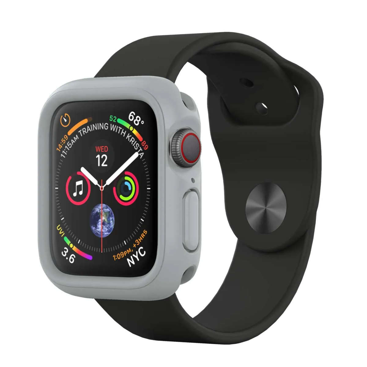 RhinoShield CrashGuard NX for Apple Watch® - Series 4 (40mm) - Platinum Gray
