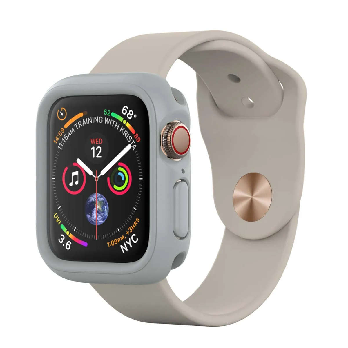 RhinoShield CrashGuard NX for Apple Watch® - Series 4 (40mm) - Platinum Gray