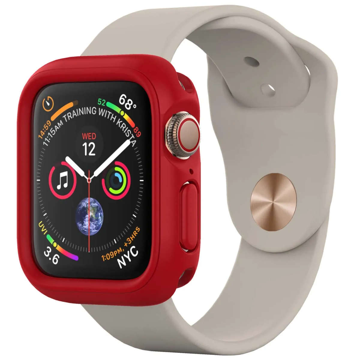 RhinoShield CrashGuard NX for Apple Watch® - Series 4 (44mm) - Red