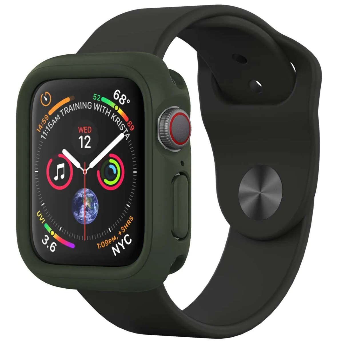 RhinoShield CrashGuard NX for Apple Watch® - Series 4 (44mm) - Camo Green