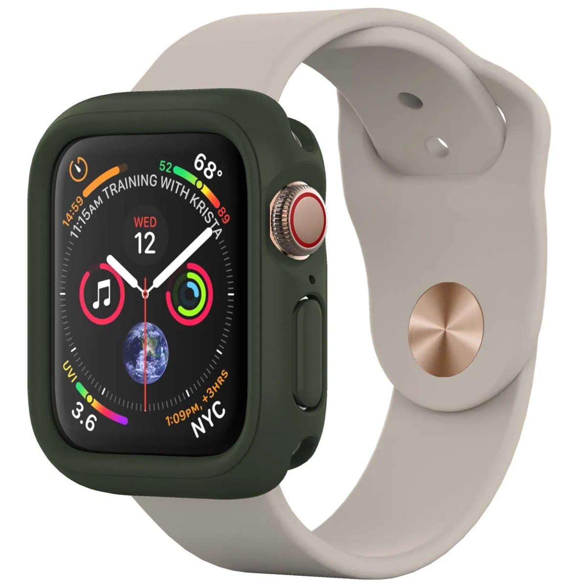 RhinoShield CrashGuard NX for Apple Watch® - Series 4 (44mm) - Camo Green