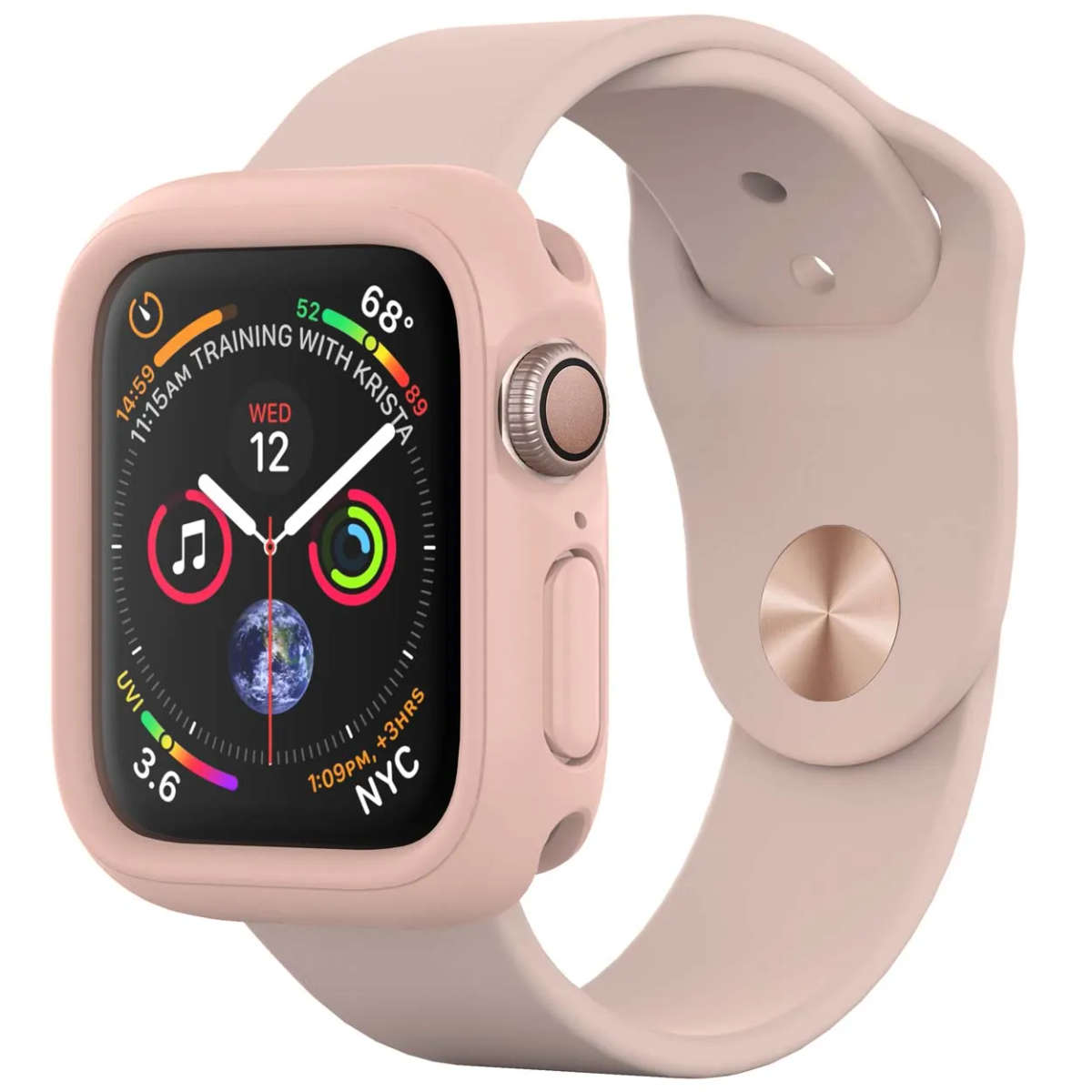 RhinoShield CrashGuard NX for Apple Watch® - Series 4 (44mm) - Blush Pink