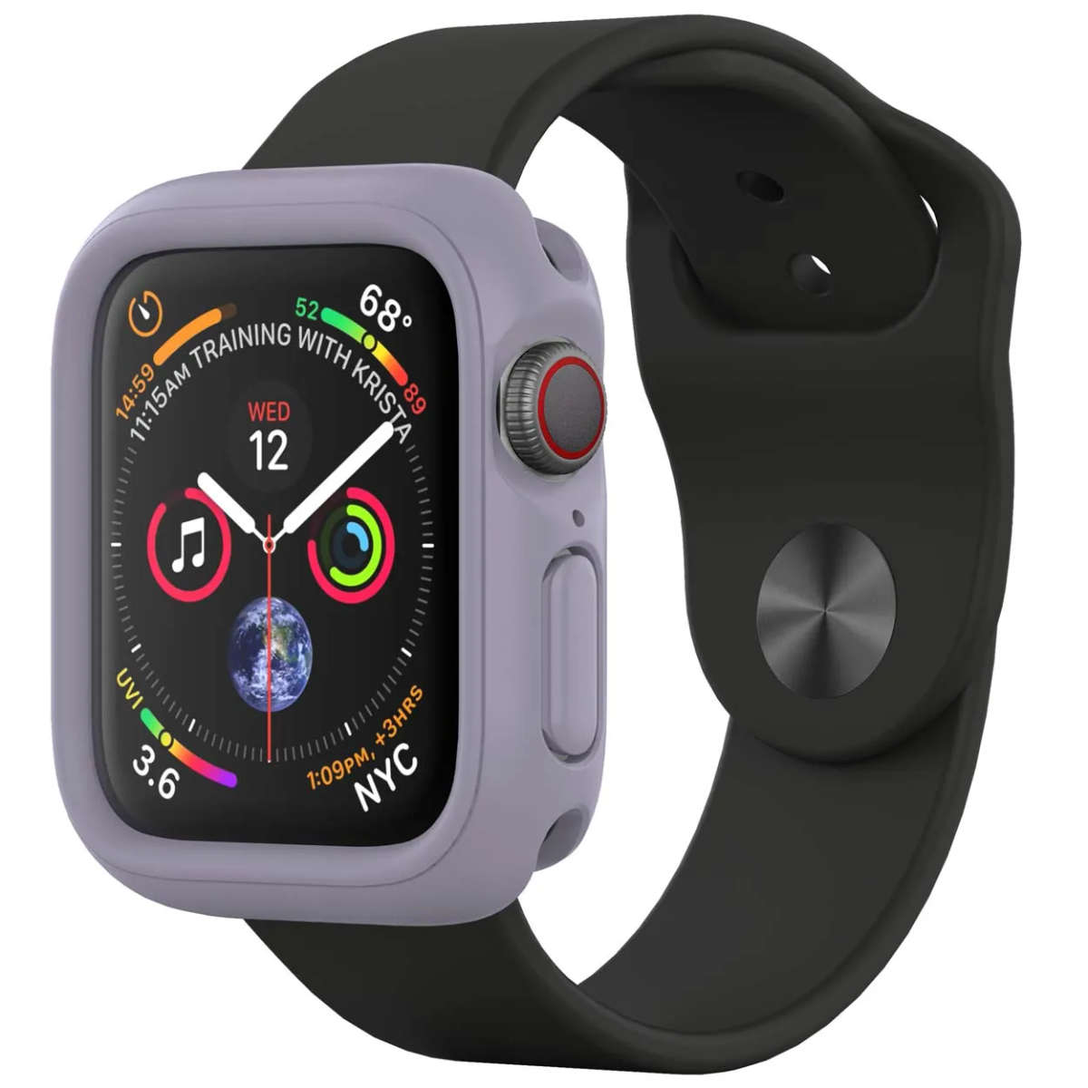 RhinoShield CrashGuard NX for Apple Watch® - Series 4 (44mm) - Platinum Gray