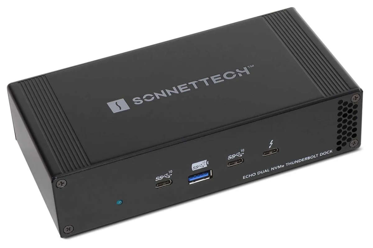 Sonnet Echo Dual NVMe Thunderbolt Dock - Black