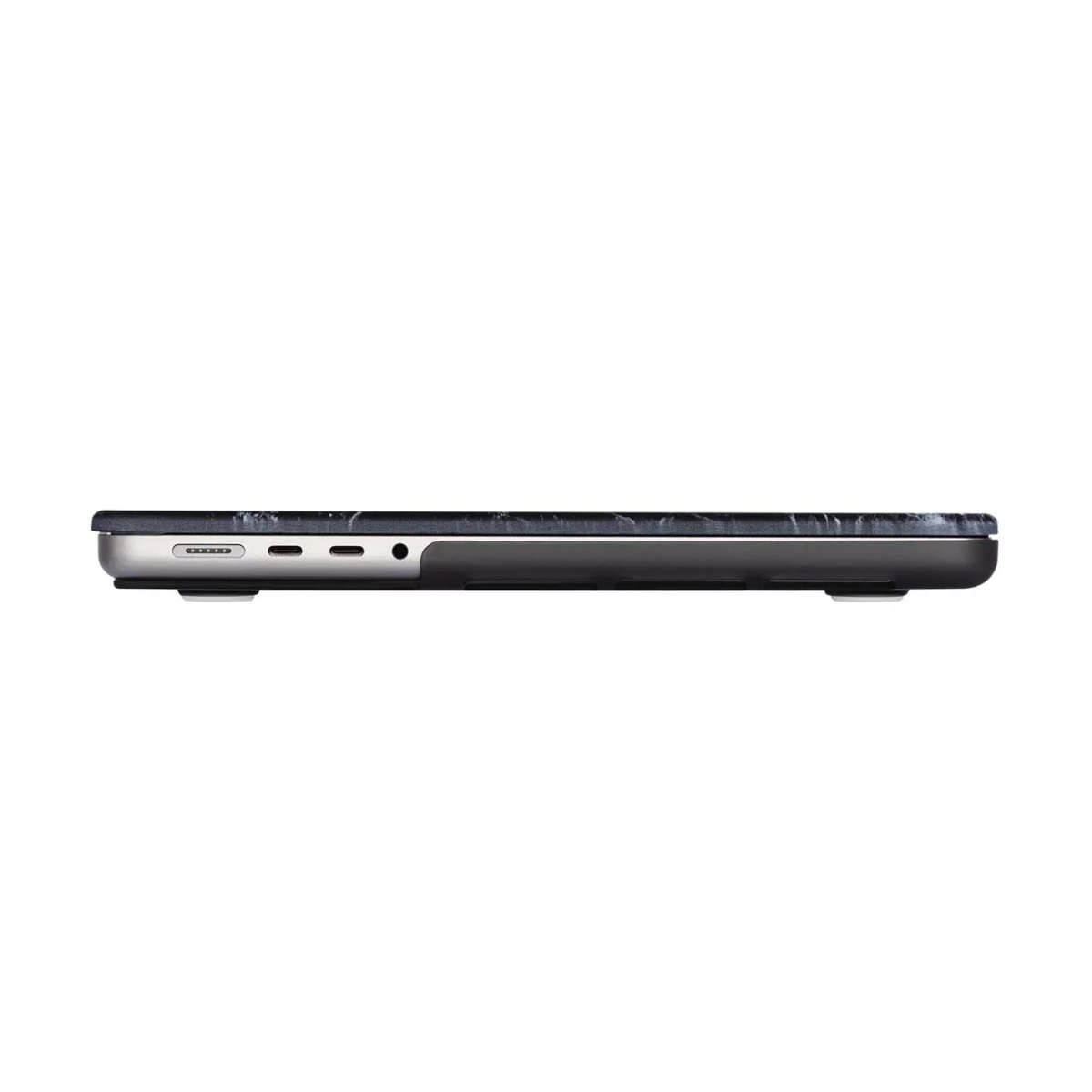 SwitchEasy Marble Hard Shell case for MacBook Pro 13" M1, Intel (2020) - Marble Black