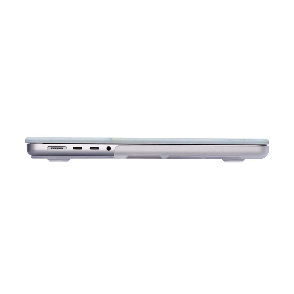 SwitchEasy Marble Hard Shell case for MacBook Pro 13" M1, Intel (2020) - Cloudy White