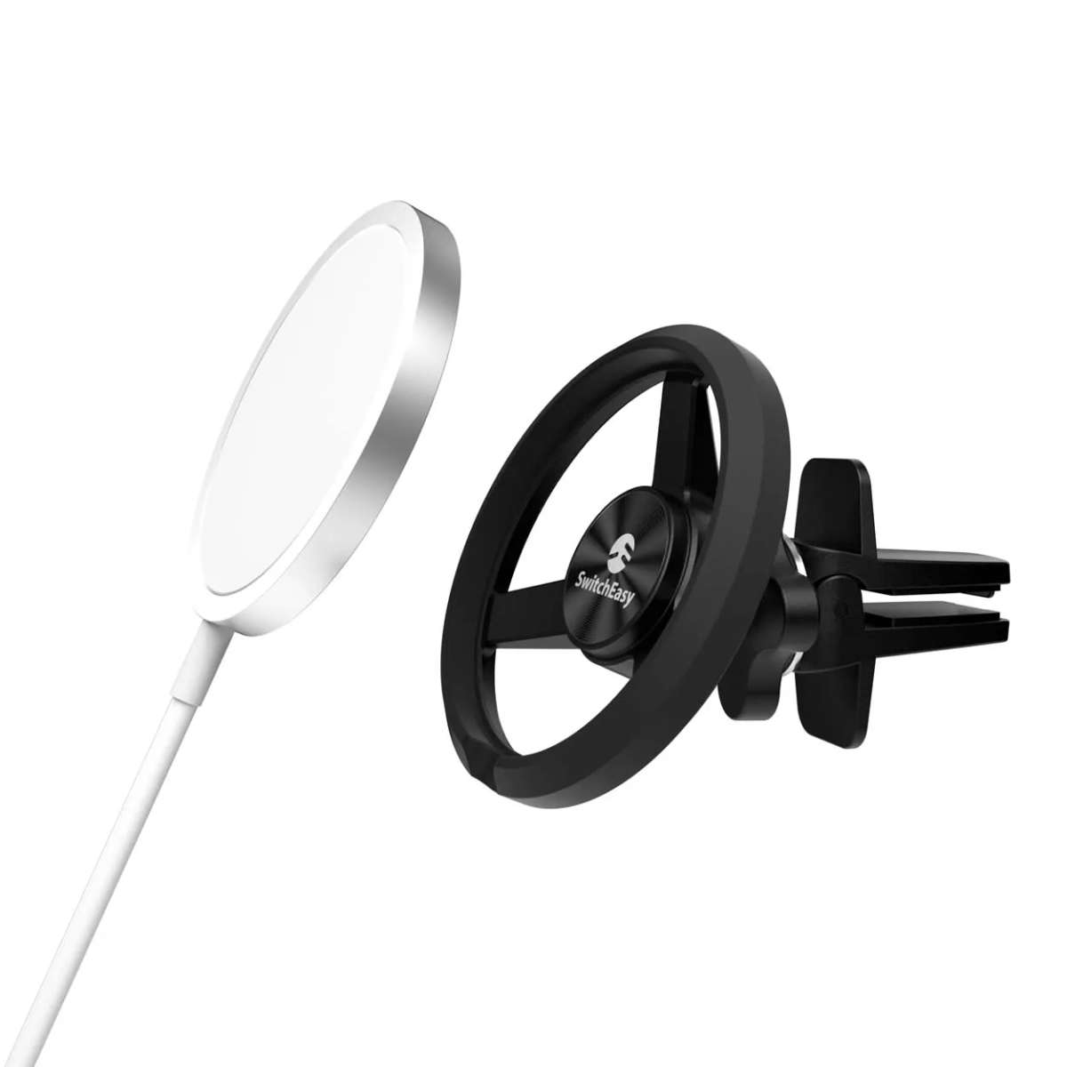 SwitchEasy MagMount for MagSafe Car Mount (Bracket Type) - Black