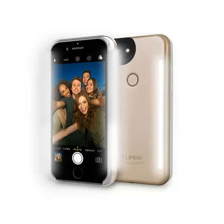 LuMee duo iPhone 7 - Gold Matte