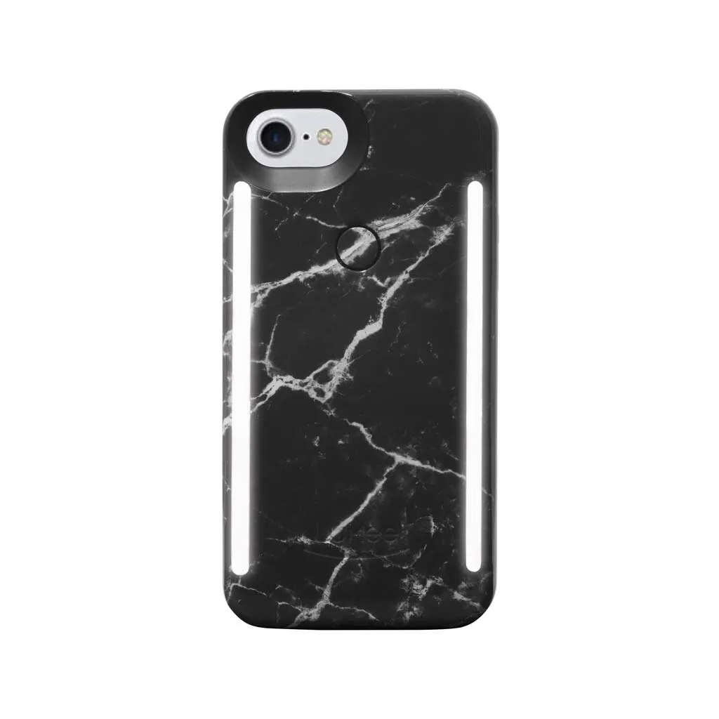 LuMee duo iPhone 8 - Black Marble