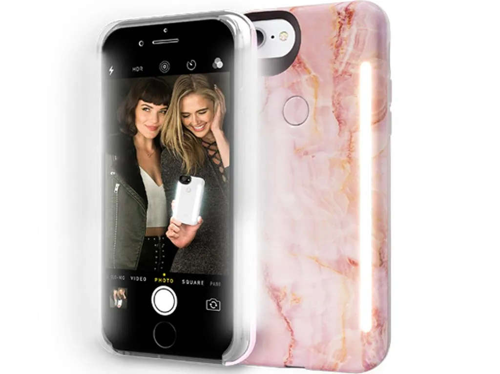 LuMee duo iPhone 8 - Pink Quartz