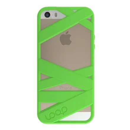 Loop Attachment Mummy iPhone 5, 5s - Neon Green
