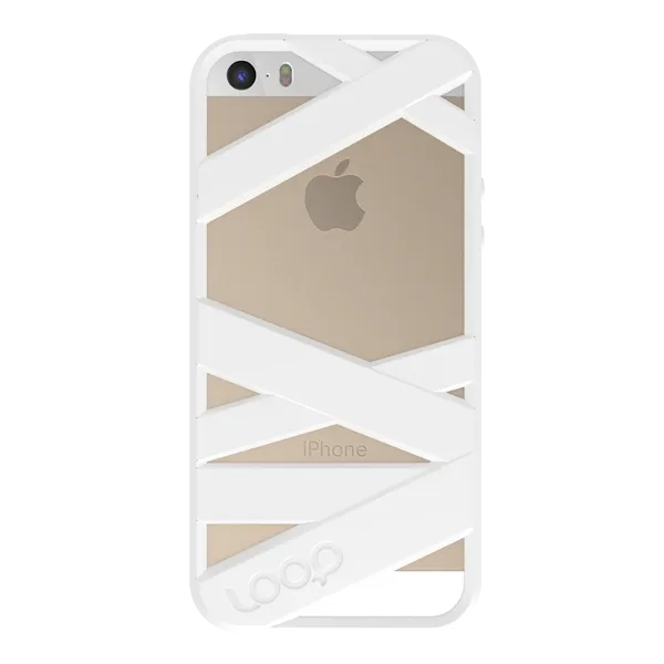 Loop Attachment Mummy iPhone 5, 5s - White