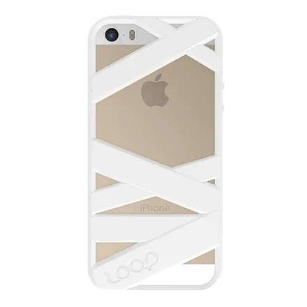 Loop Attachment Mummy iPhone 5, 5s - White