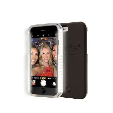 LuMee lighted cell phone case for iPhone 6S - Black
