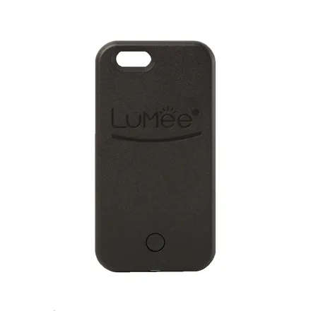 LuMee lighted cell phone case for iPhone 6S - Black