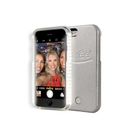 LuMee lighted cell phone case for iPhone 6S - Silver