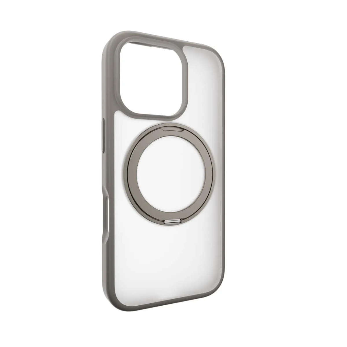 SwitchEasy MagStand 360 M Rotating Ring Protective Case for iPhone 16 Pro - Titanium