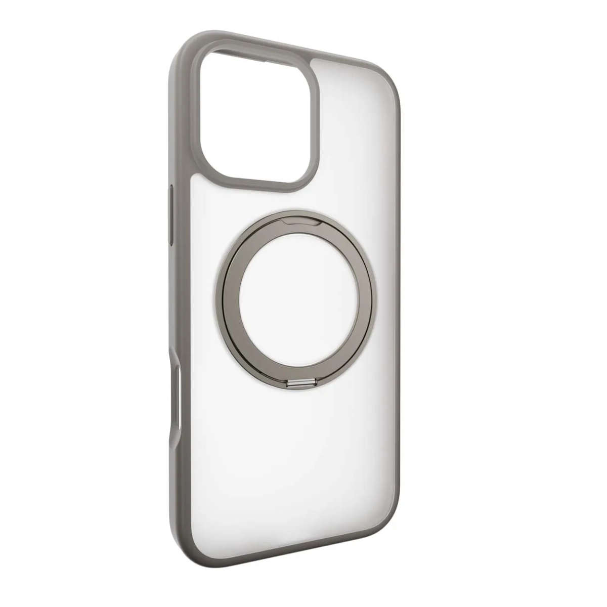 SwitchEasy MagStand 360 M Rotating Ring Protective Case for iPhone 16 Pro Max - Titanium