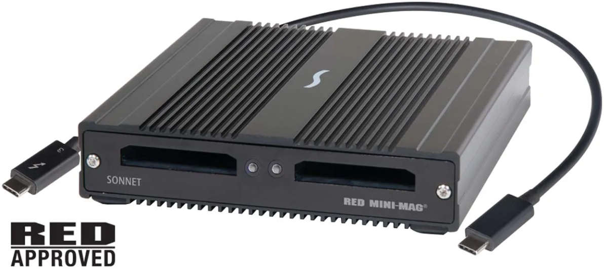 Sonnet SF3 Series - RED Mini-Mag Card Reader - Thunderbolt 3