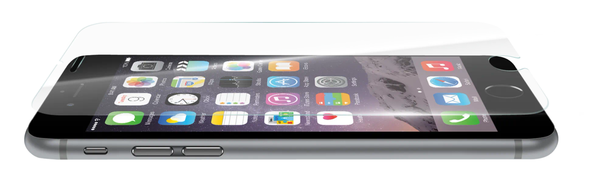 Just-Mobile Xkin iPhone 6+ Tempered Glass - Red