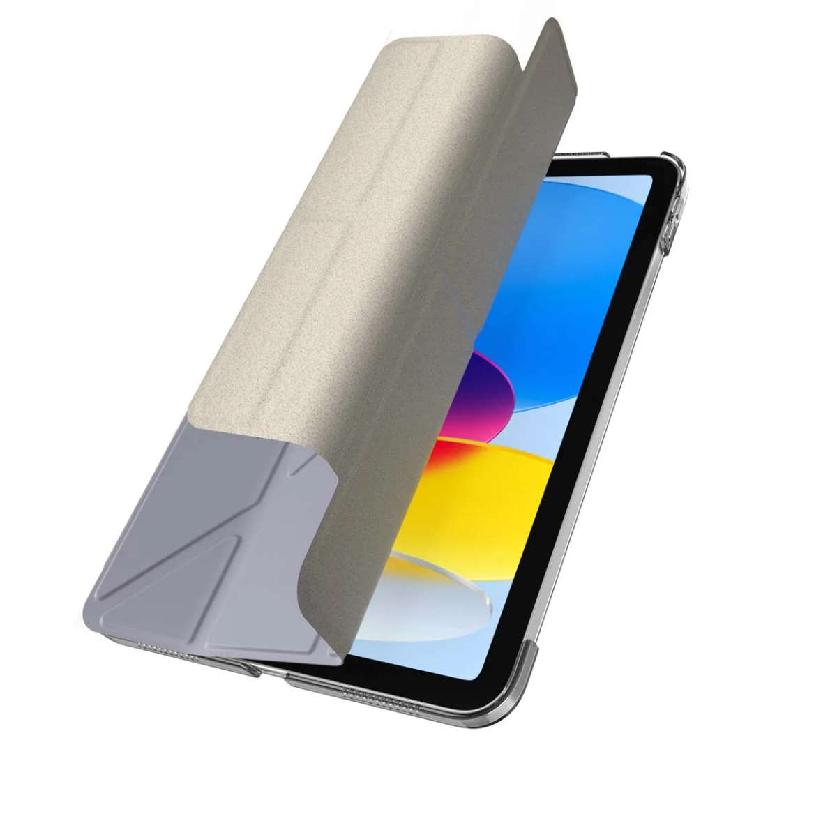 SwitchEasy Origami Nude Folding Folio Case for iPad 10th Gen 10.9' (2022) - Alaskan Blue