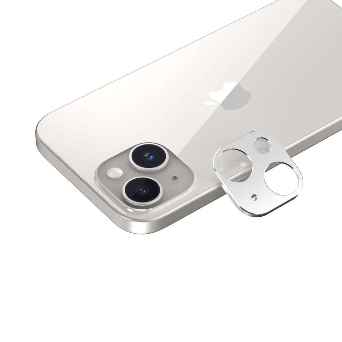 SwitchEasy LenShield for iPhone 15, iPhone 15 Plus - Silver