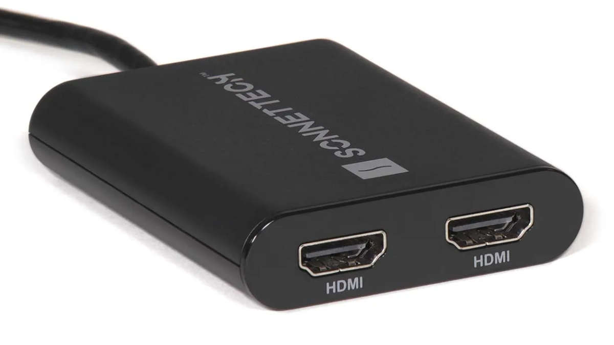 Sonnet DisplayLink Dual HDMI Adapter for M1, M2, M3, M4 Macs - Grey