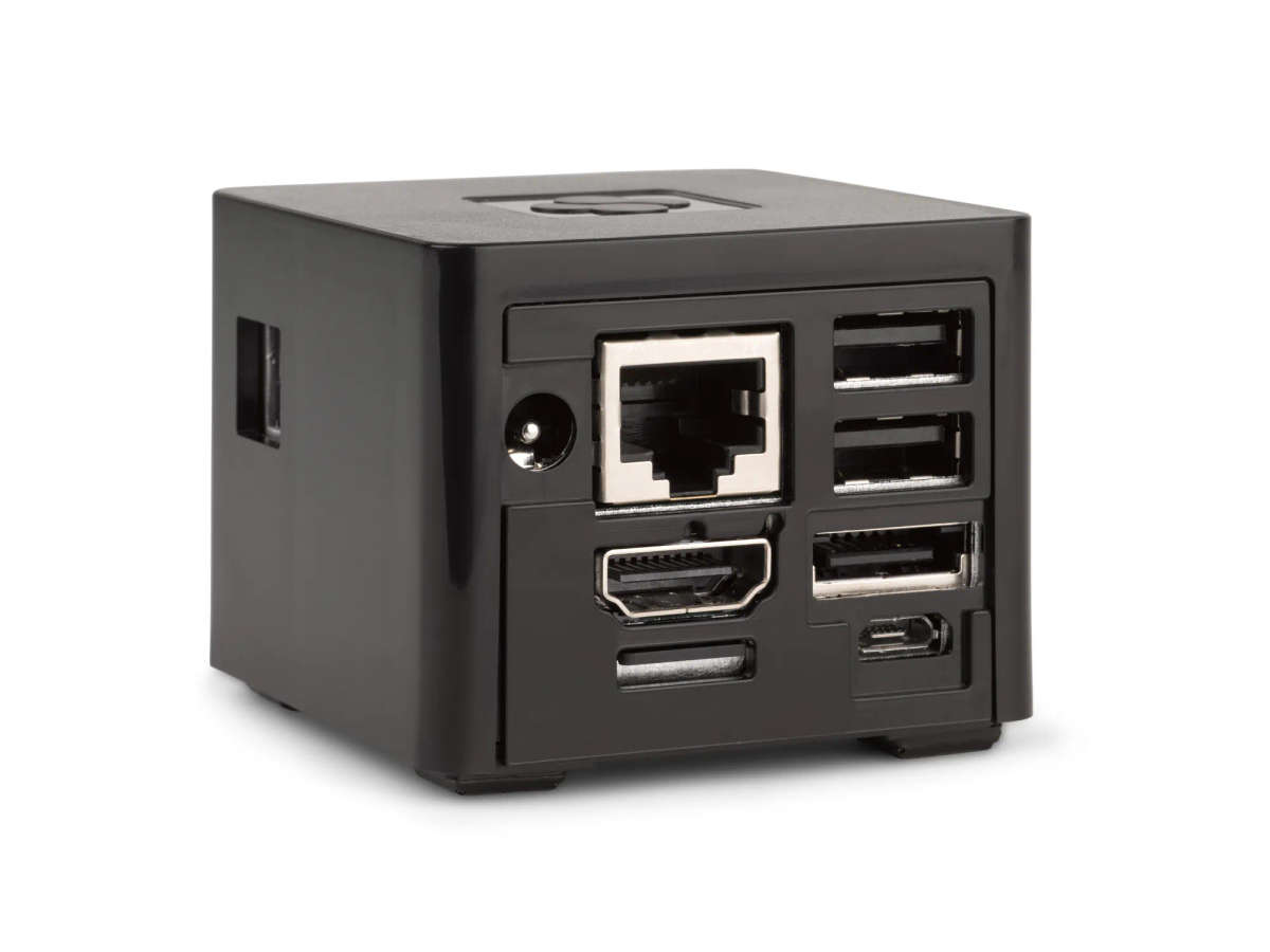 SolidRun Cubox-I4x4 (I.Mx6 Quad 4Gb Ram PSU & 8Gb MSD Card) - Black