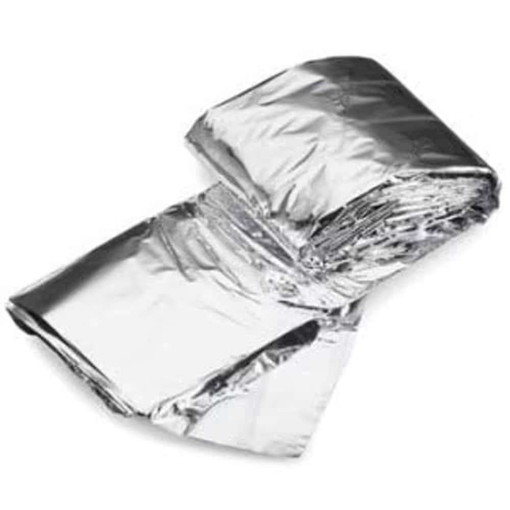 Survival/First Aid Emergency Reflective Space Blankets- x2