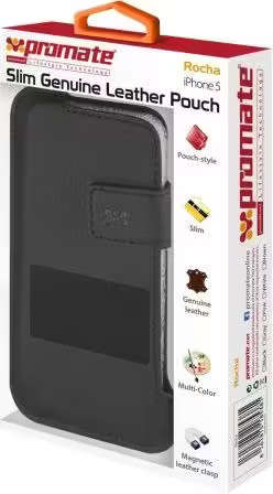 PROMATE ROCHA.BLACK PROTECTIVE SLIM LEAT