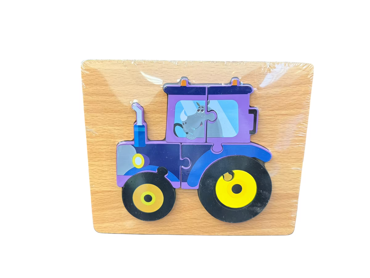 Tractor Wooden Puzzle 18x15.5cm