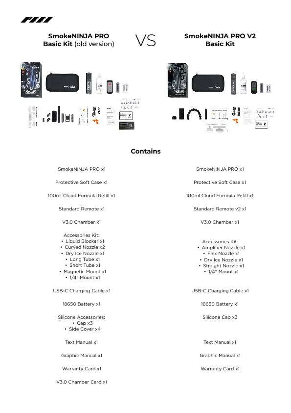 PMI SmokeNINJA PRO V2 - Basic Kit