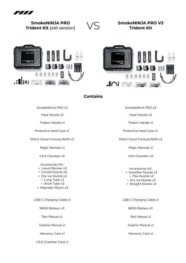 PMI SmokeNINJA PRO V2 - Trident Kit